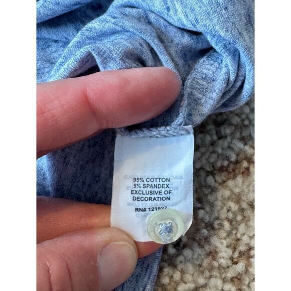 Johnnie-O Hangin' Out Short Sleeve shirt, size M, Light Blue - Picture 8 of 9